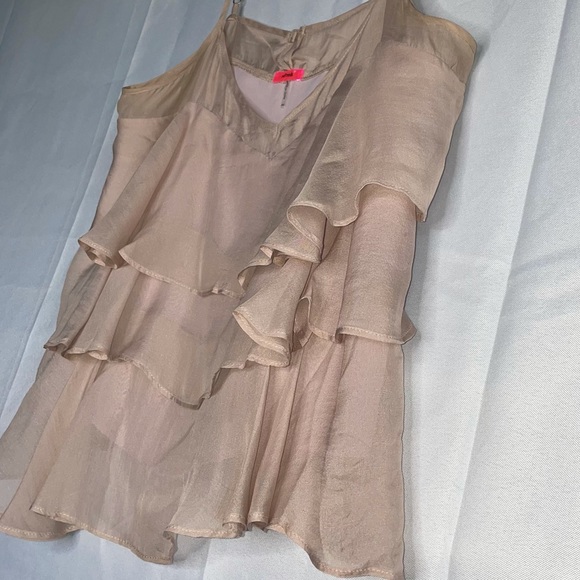 Ruffled Spaghetti Strap Blouse - Picture 4 of 14